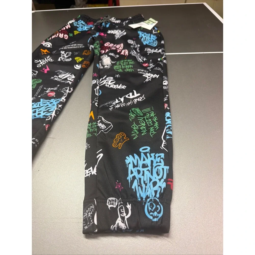 Fresh Prints Men's XL Joggers NWT.‎ Graphic Graffiti. By Drill Clothing Co